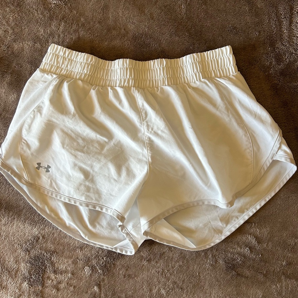 Under Armour White Athletic Shorts